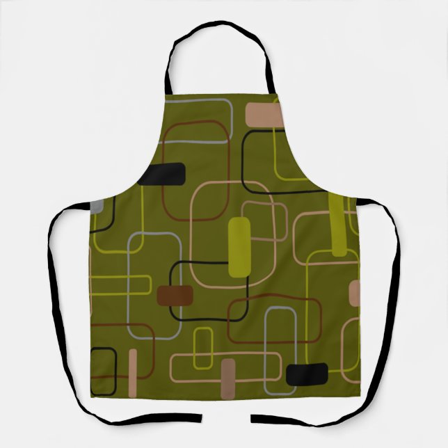 Delantal Camuflaje moderno de mediados de siglo  (Anverso)
