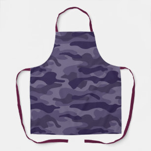 Delantal Camuflaje Monocolor Cyber Grape
