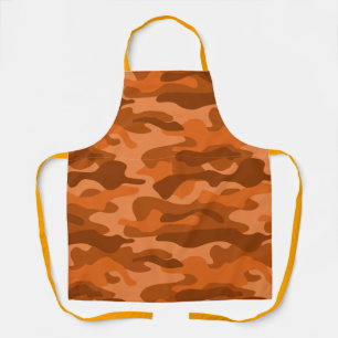 Delantal Camuflaje monocromo naranja español