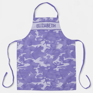 Delantal Camuflaje Personalizado Morado