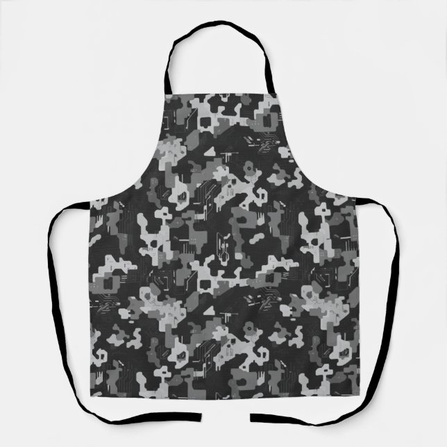Delantal Camuflaje Pixel Sigilo (Anverso)