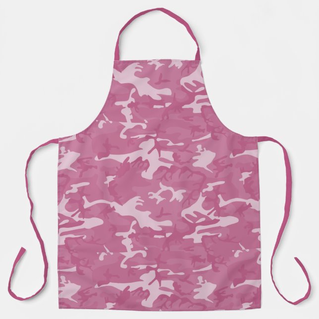 Delantal Camuflaje Rosa (Anverso)