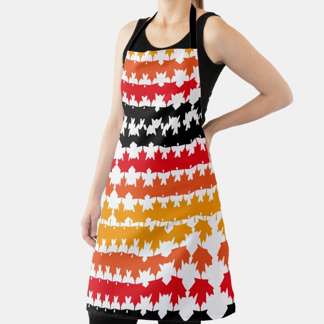 DELANTAL CANADA COLORS MAPLE BY MASANSER PIXELAT (in situ)