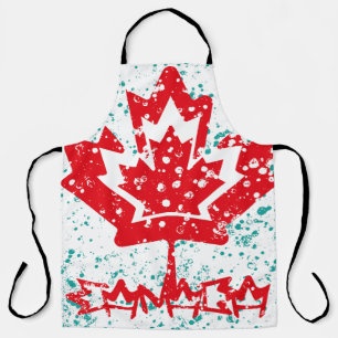 Delantal CANADA double RAIN EARTH MAPLE BY MASANSER PIXELAT
