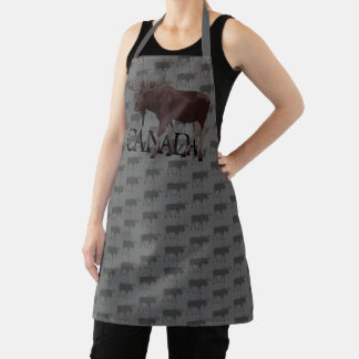 Delantal Canadá Moose Aprons Canada Souvenir Aprons