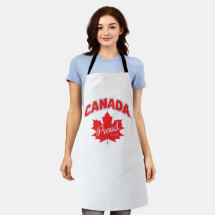Delantal "Canadá Orgulloso Oeste. 1867" Con Gráfico De Hoja