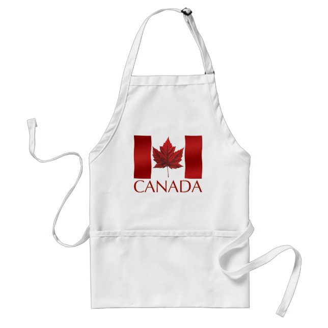 Delantal Canadá Souvenir Apron Canada Maple Leaf Souvenir (Frente)