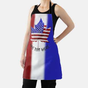 Delantal Canadá USA Apron Personalizado US Souvenirs