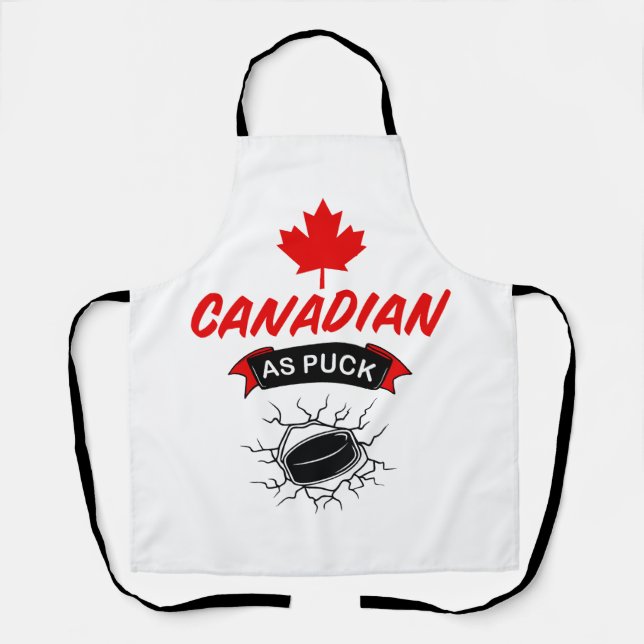 Delantal Canadiense como Puck (Anverso)