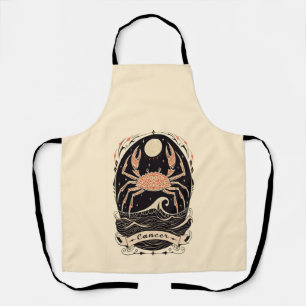 Delantal Cáncer de Apron Arte Zodiaco Celeste
