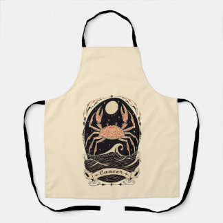 Delantal Cáncer de Apron Arte Zodiaco Celeste