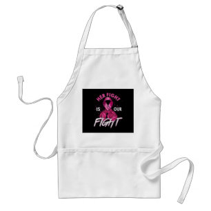 Delantal Cáncer de Mama Su Lucha es Nuestra Lucha Cáncer de