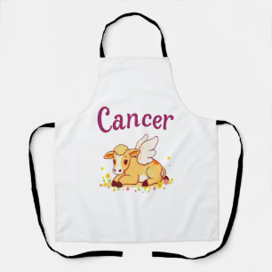 Delantal Cáncer Zodíaco Vaca Png, Lindo Cáncer