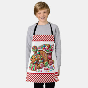 Delantal Candy Cane Express