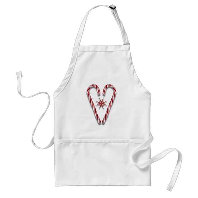 Delantal Candy Cane Heart (Frente)