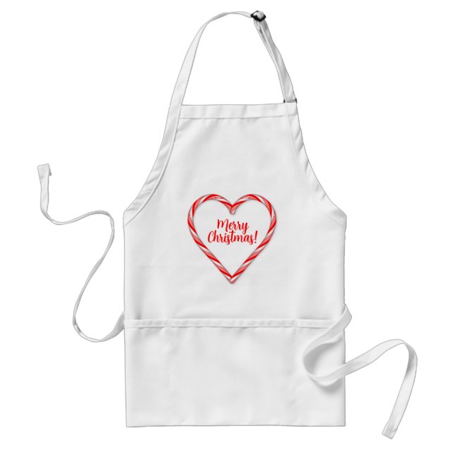 Delantal Candy Cane Heart Apron (Frente)