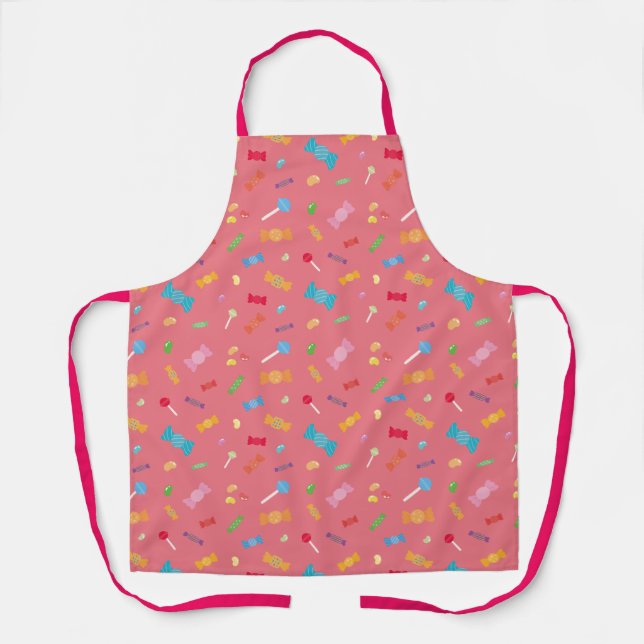 Delantal Candy Dreams Coral Pink (Anverso)