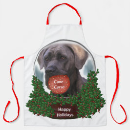 Delantal Cane Corso Navidades