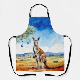 Delantal Canguro bajo gumtree con Navidades baubles