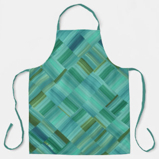Delantal Canto Aqua Green and Blue Blocks