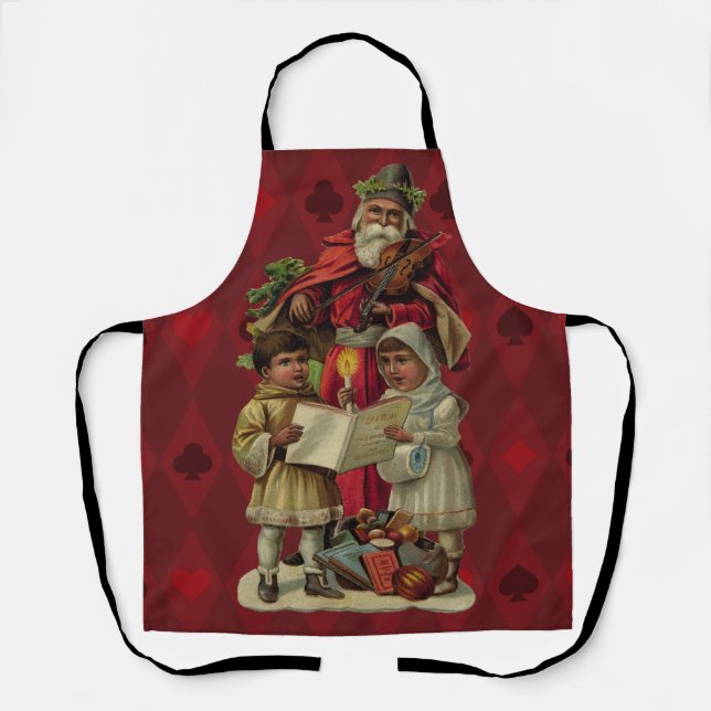 Delantal Canto musical de los Navidades de Santa Elena (Anverso)