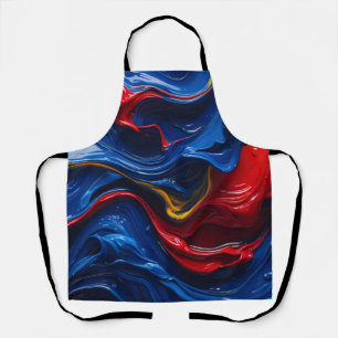 Delantal Capas y Capas de Pintura