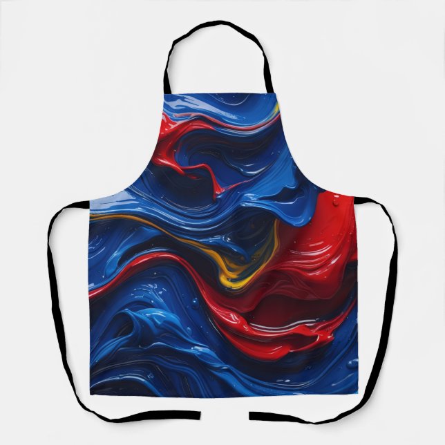 Delantal Capas y Capas de Pintura (Anverso)