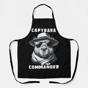 Delantal Capibara Con Gafas De Sol Capy Comandante