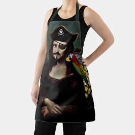Delantal Capitán de Piratas Mona Lisa