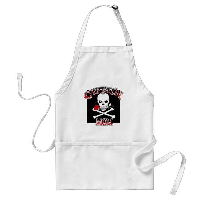 Delantal Capitán Mamá (Rosa)Apron (Frente)