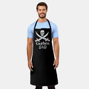 Delantal Capitán Papá - Apron de impresión todo sobre el te
