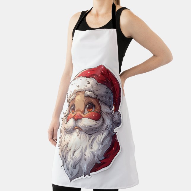 Delantal 🎅 caprichosa Santa Claus Apron 🎅 (in situ)