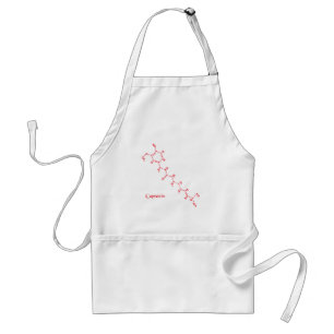 Delantal Capsaicin Molécula Apron