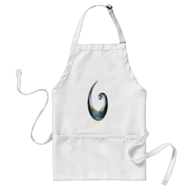 Delantal Capucha de pescado maorí - Cromado (Frente)