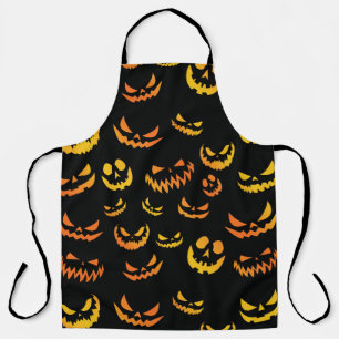 Delantal Cara de calabaza de Jack O Lantern