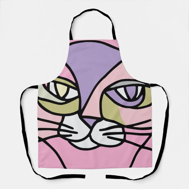 Delantal Cara de gato (Anverso)