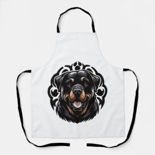 Delantal Cara de perro Rottweiler