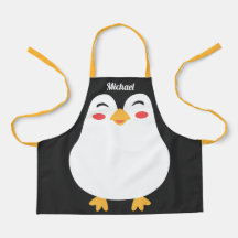 Cara de pingüino suave para los niños con impresió