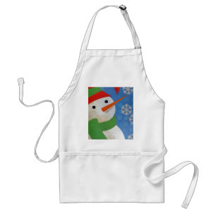 Delantal Cara de Snowman