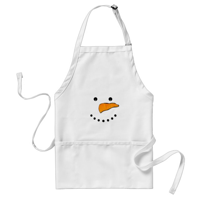 Delantal Cara de Snowman (Frente)