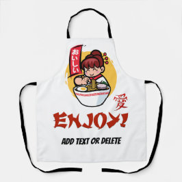 Delantal Carácter Chica japonés