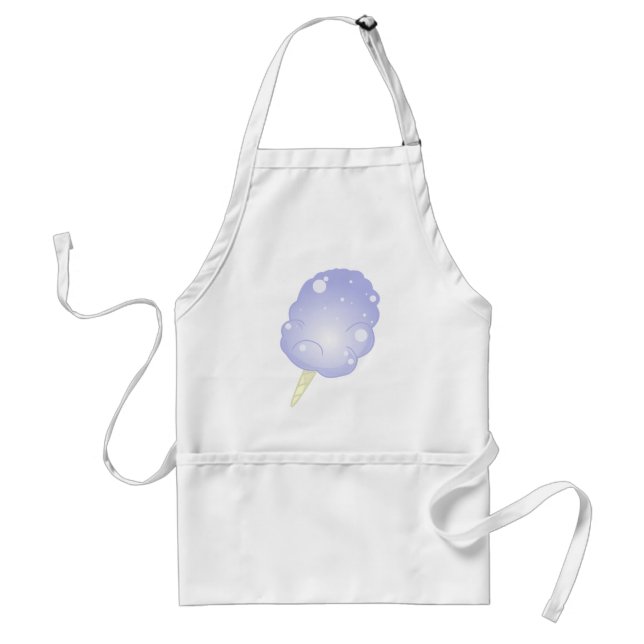 Delantal Caramelo de algodón - azul (Frente)