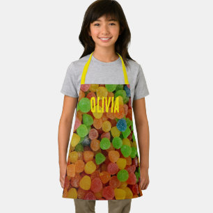 Delantal Caramelo Personalizado de Gominolas Coloridas