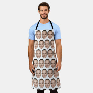Delantal Caras personalizados Para Hombres Mujeres Personal