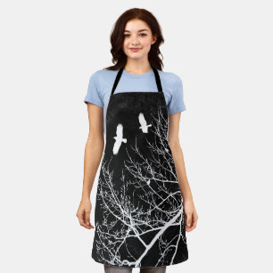 Delantal Carbón Black Gothic Crows Gothic Apron