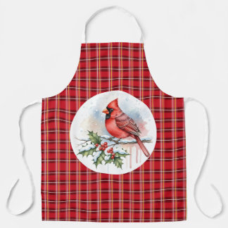 Delantal Cardenal de Navidad