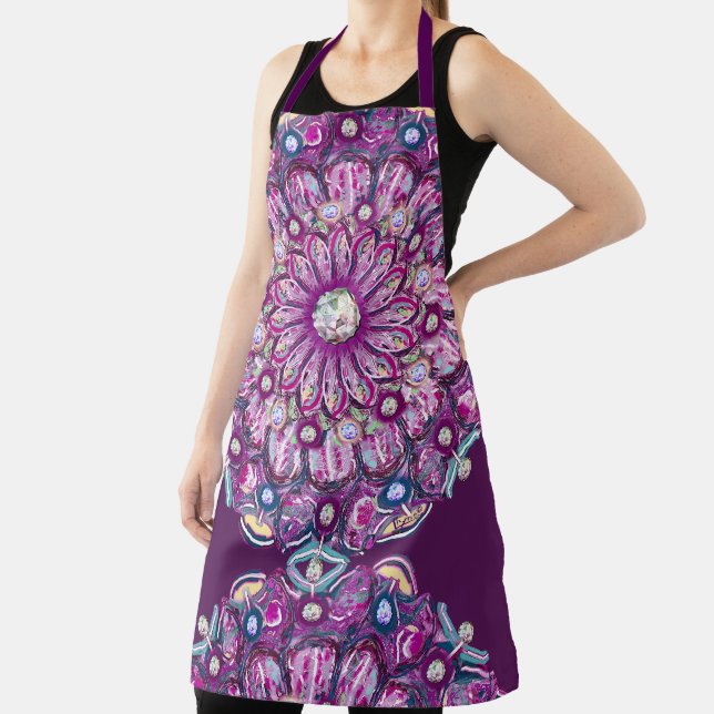 Delantal Cardinal Red Rosace (in situ)