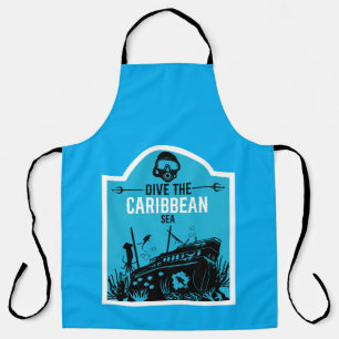 Delantal Caribe del Buceo de naufragios