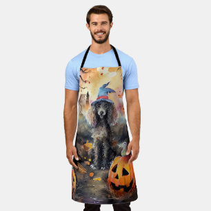 Delantal Carne de Halloween con calabazas aterradoras