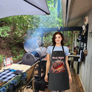 Delantal Carne de res sazonada para parrilla Maestro